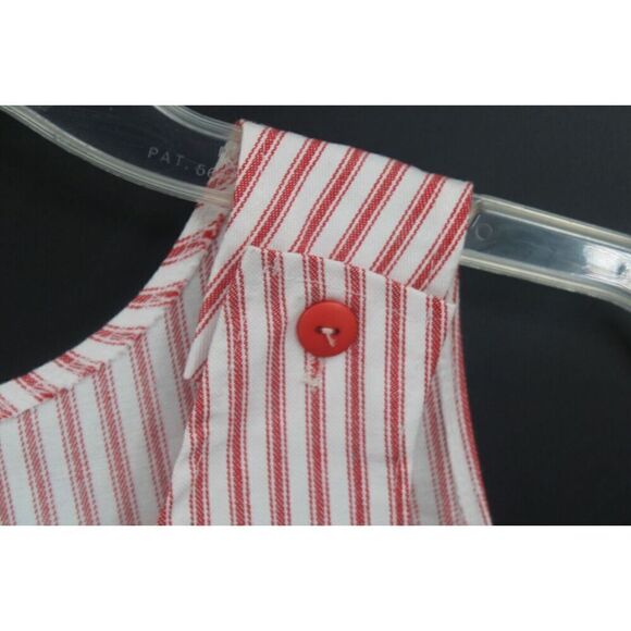 BOUTIQUE RED WHITE STRIPED BASEBALL SIZE 5 KIDS BUBBLE OUTFIT - Picture 3 of 10